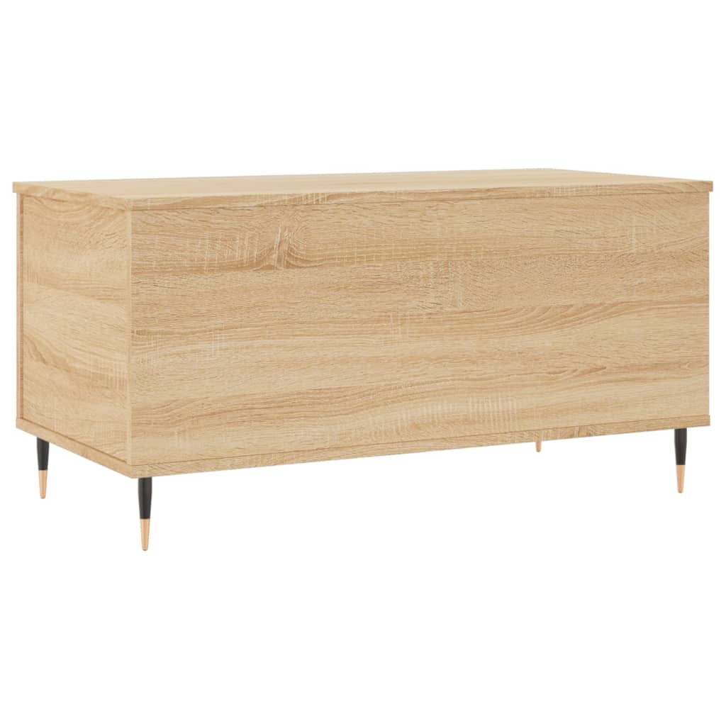 Salongbord sonoma eik 90x44,5x45 cm konstruert tre vidaXL