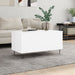 Salongbord hvit 90x44,5x45 cm konstruert tre