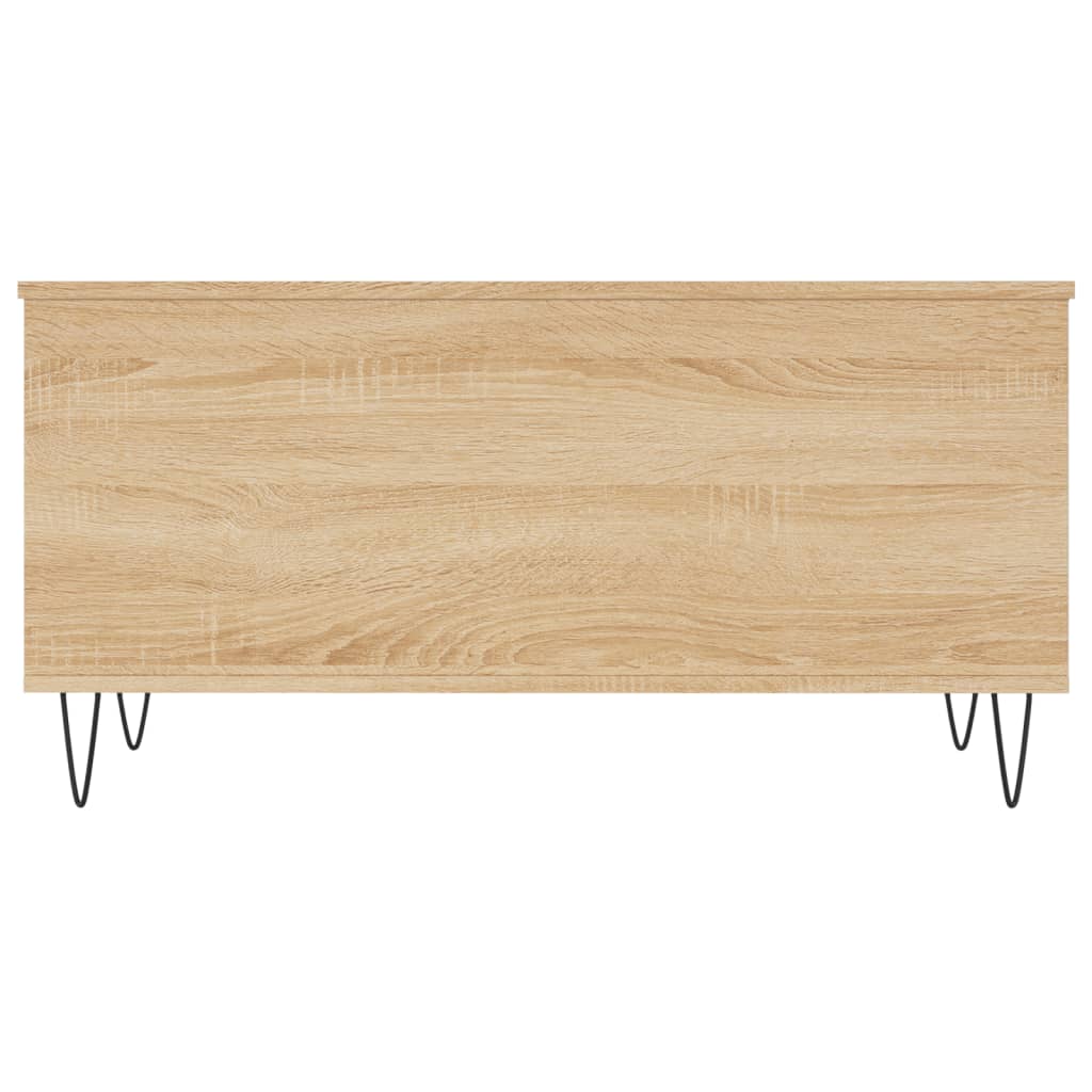 Salongbord sonoma eik 90x44,5x45 cm konstruert tre