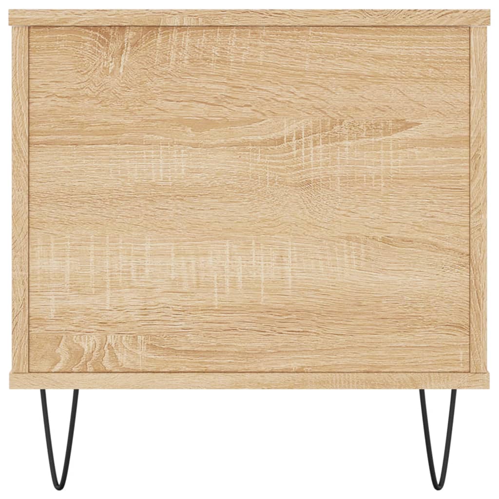 Salongbord sonoma eik 90x44,5x45 cm konstruert tre