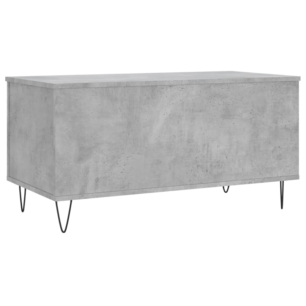 Salongbord betonggrå 90x44,5x45 cm konstruert tre