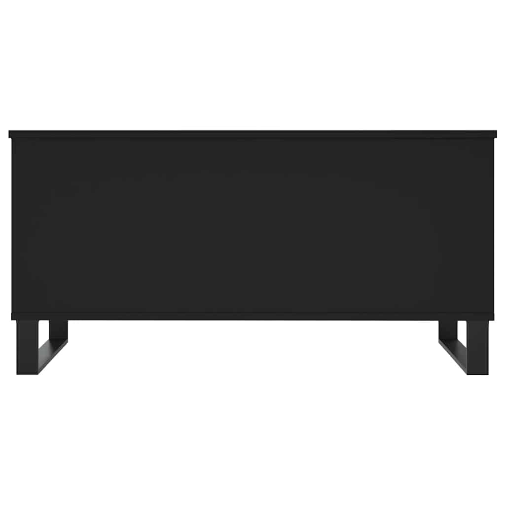 Salongbord svart 90x44,5x45 cm konstruert tre
