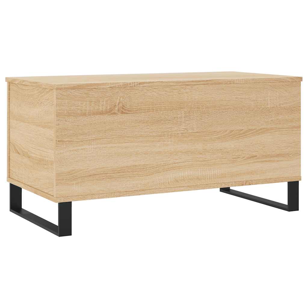 Salongbord sonoma eik 90x44,5x45 cm konstruert tre