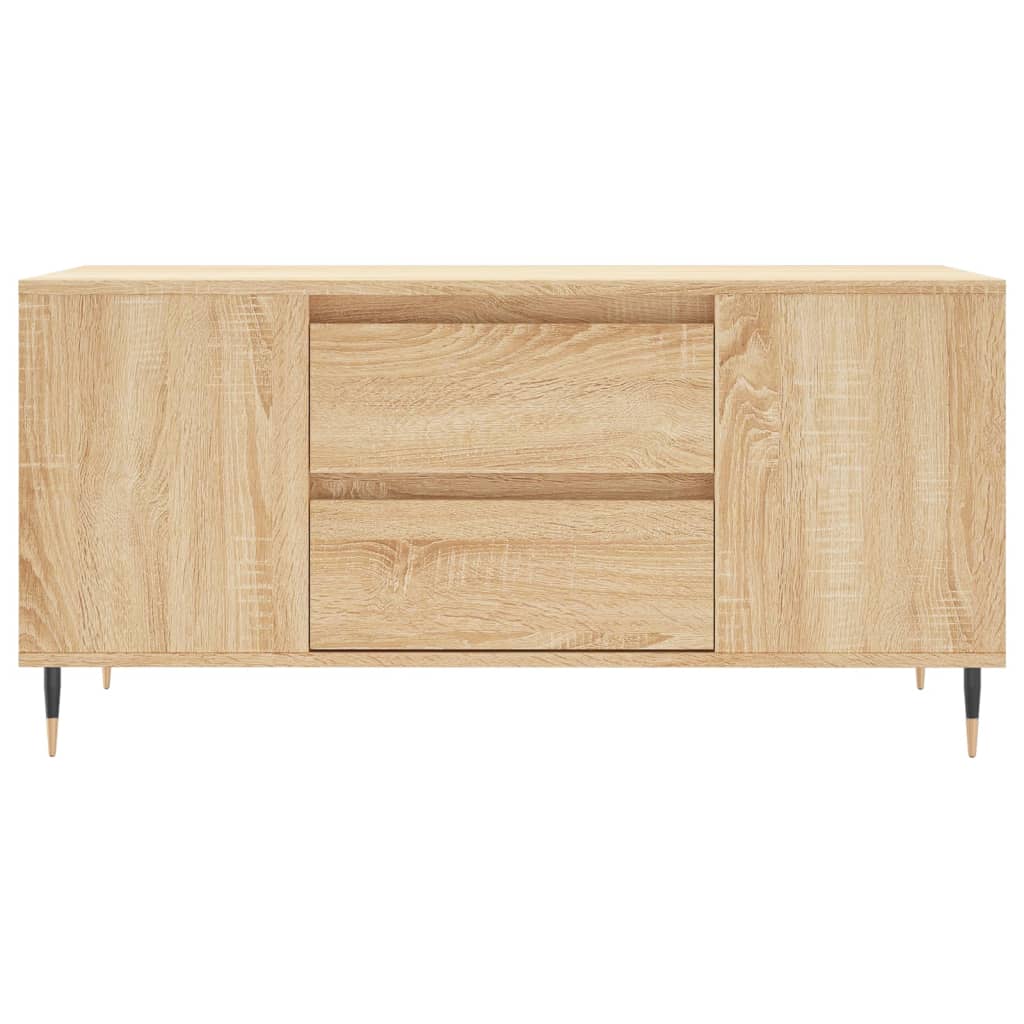 Salongbord sonoma eik 102x44,5x50 cm konstruert tre