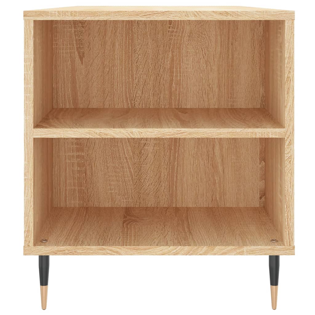 Salongbord sonoma eik 102x44,5x50 cm konstruert tre