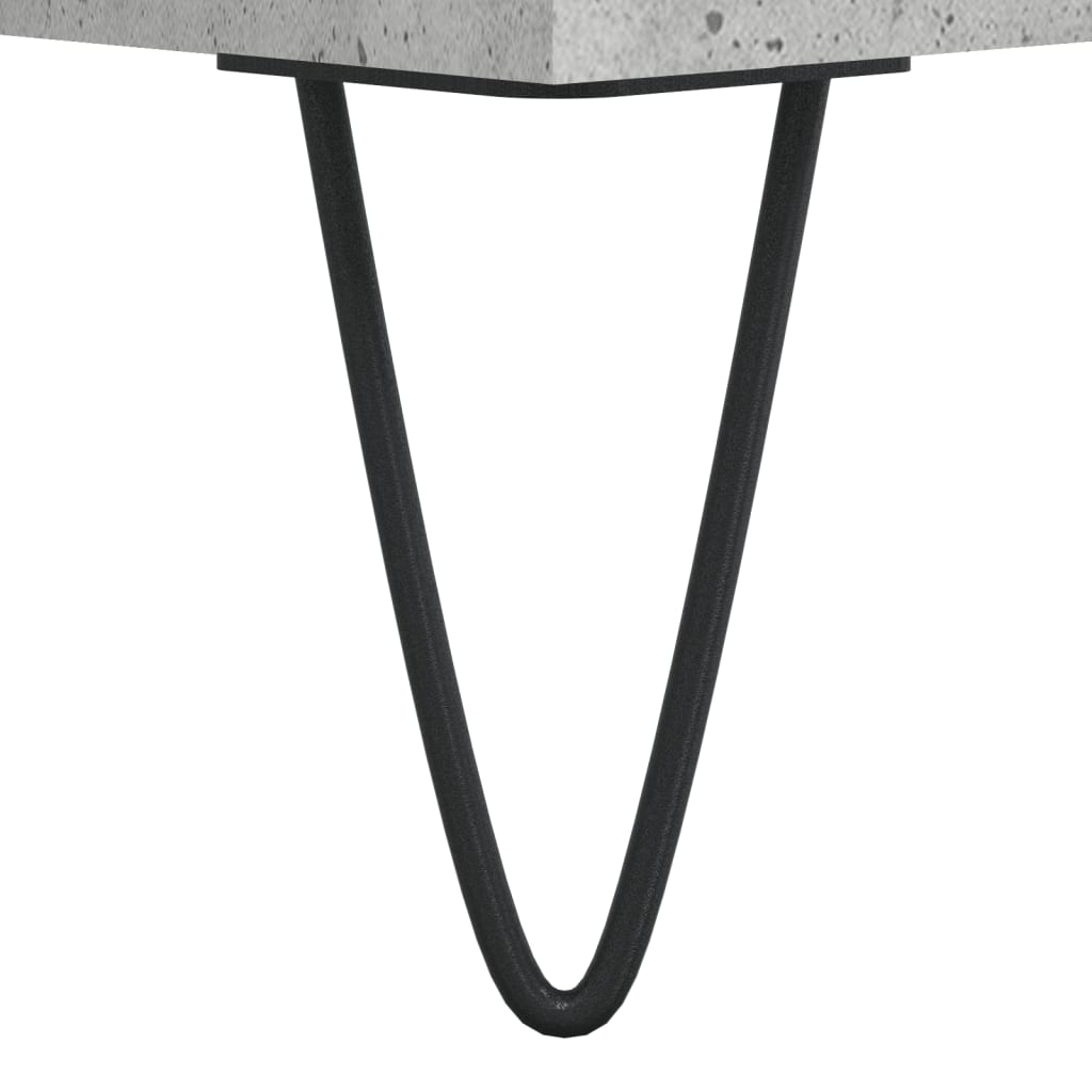 Salongbord betonggrå 102x44,5x50 cm konstruert tre
