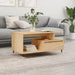 Salongbord sonoma eik 90x49x45 cm konstruert tre