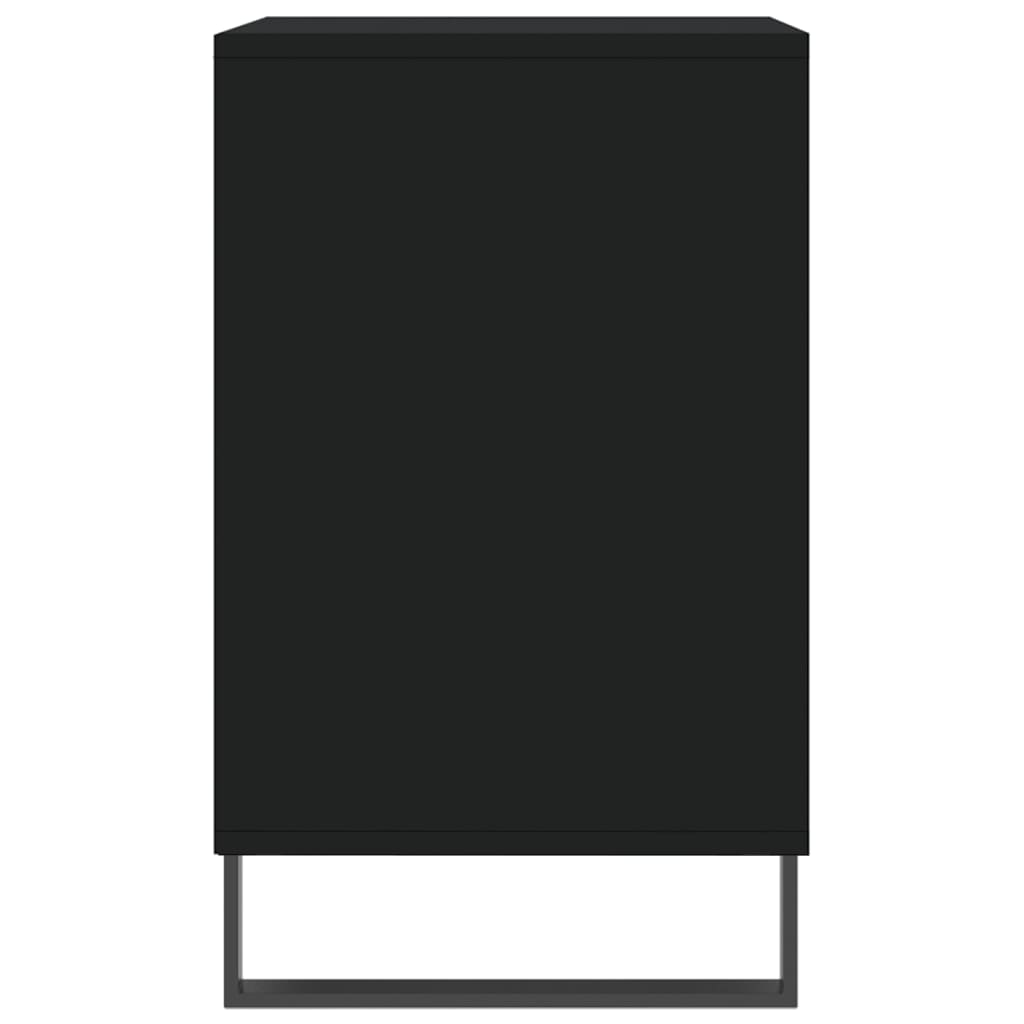 Skoskap svart 102x36x60 cm konstruert tre