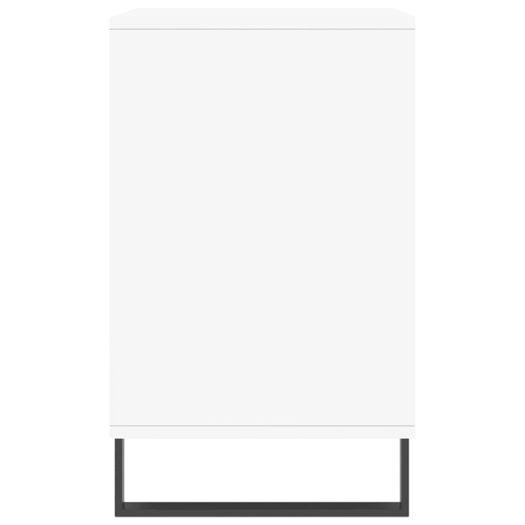Skoskap høyglans hvit 102x36x60 cm konstruert tre