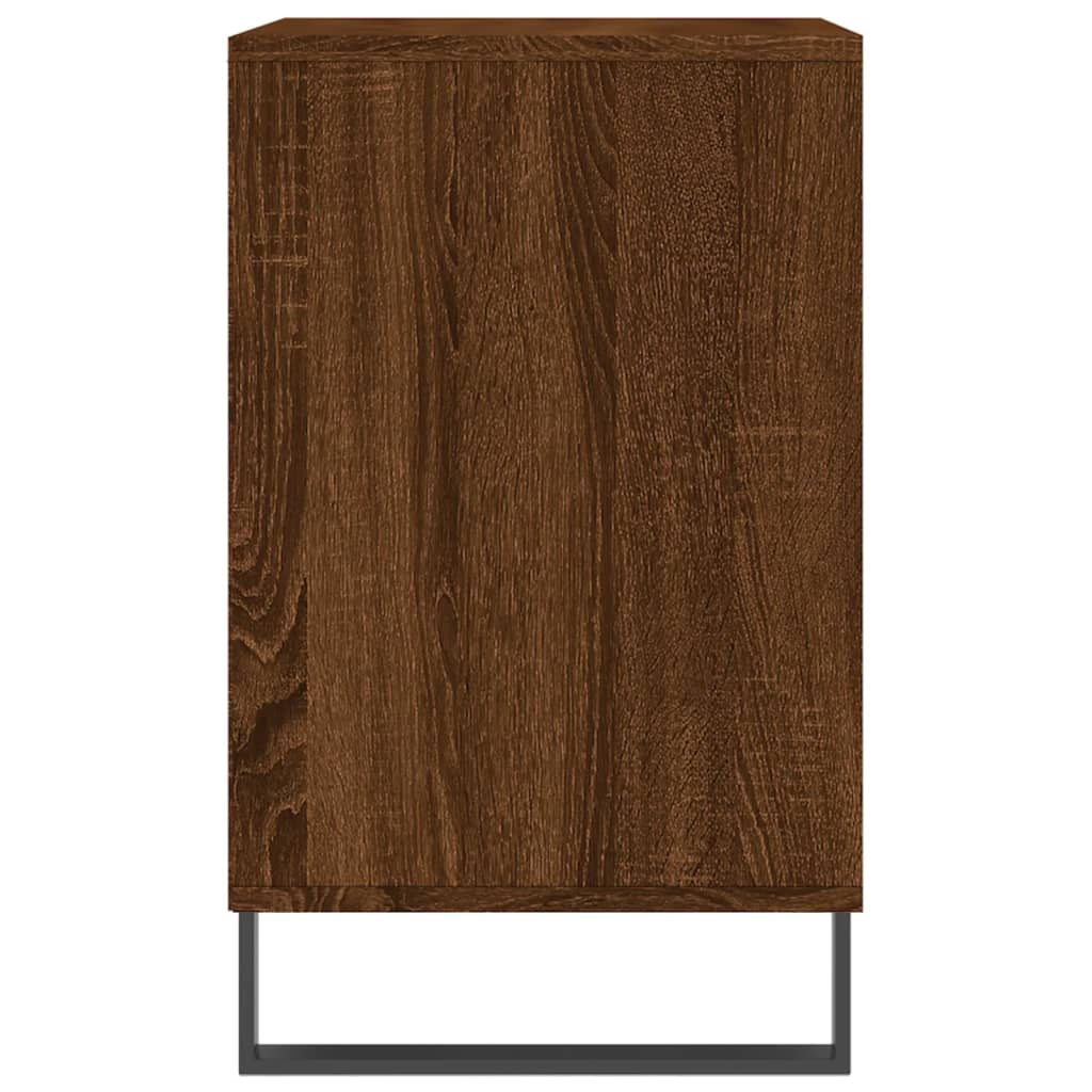 Skoskap brun eik 102x36x60 cm konstruert tre