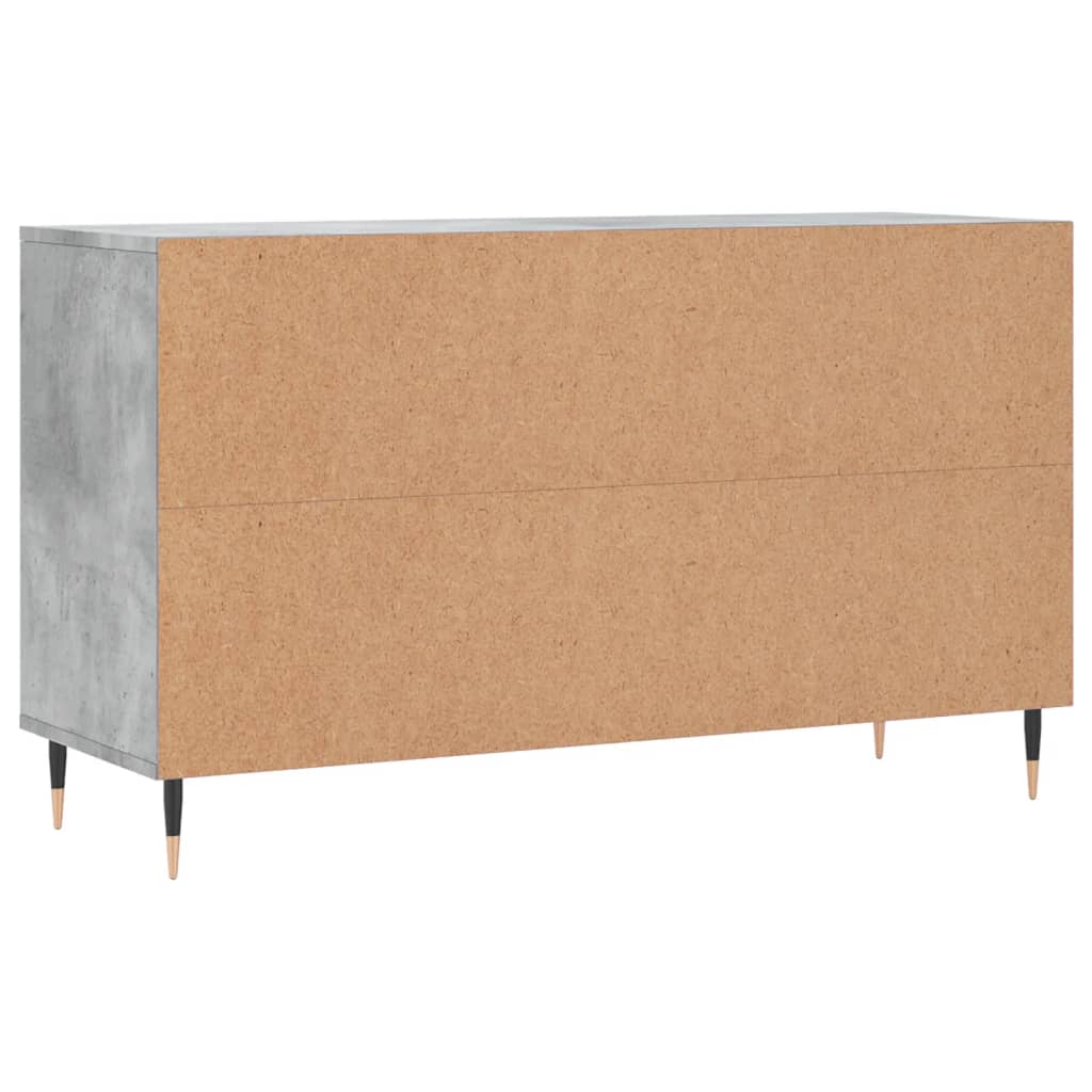 Skoskap betonggrå 102x36x60 cm konstruert tre
