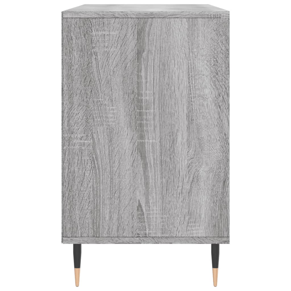 Skoskap grå sonoma 102x36x60 cm konstruert tre