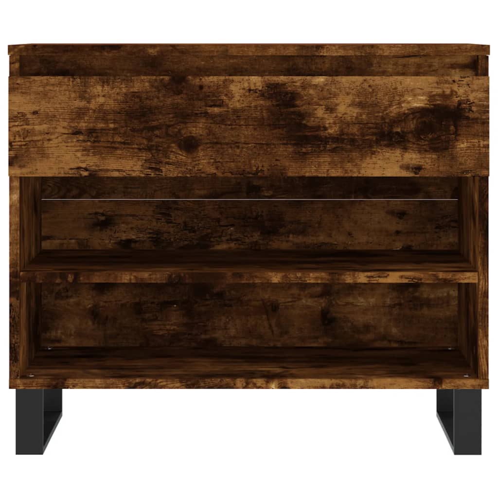 Skoskap røkt eik 70x36x60 cm konstruert tre