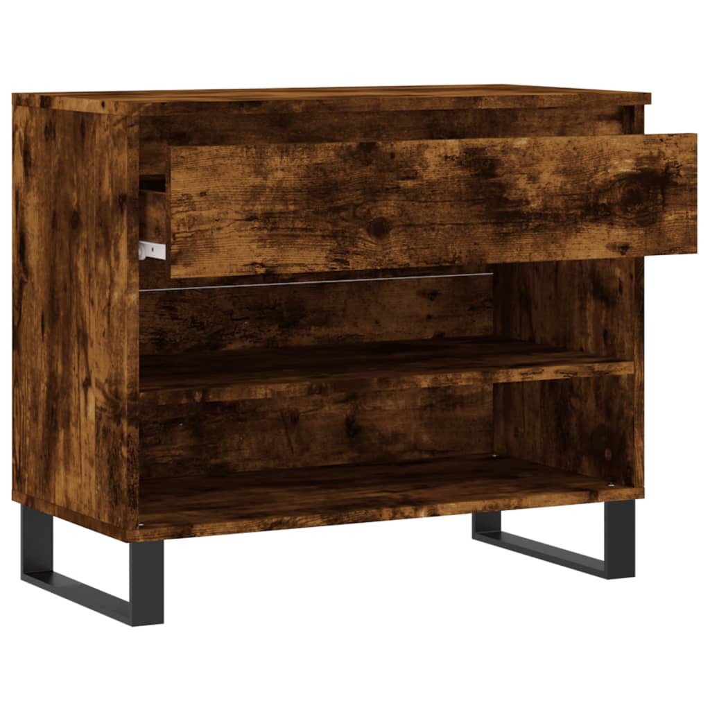 Skoskap røkt eik 70x36x60 cm konstruert tre
