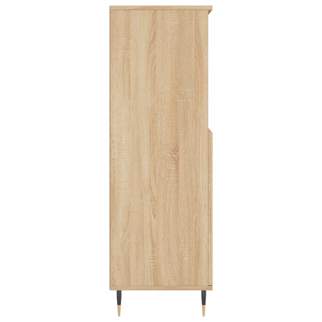 Highboard sonoma eik 60x36x110 cm konstruert tre