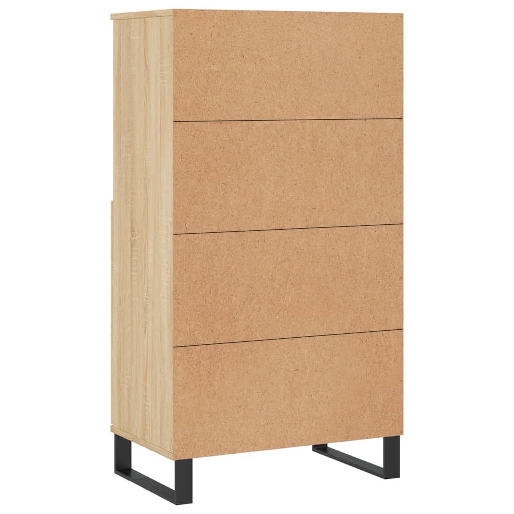 Highboard sonoma eik 60x36x110 cm konstruert tre