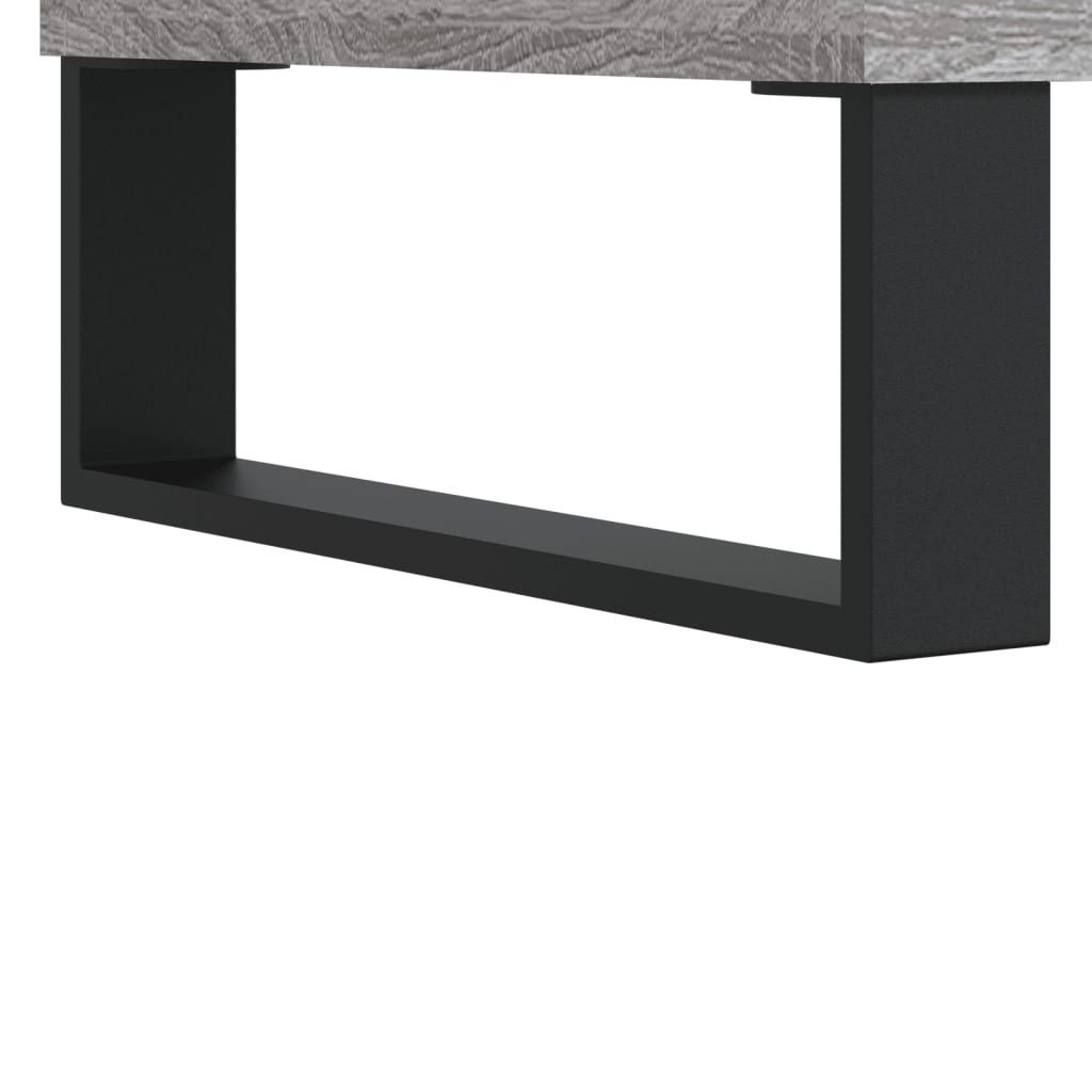 Highboard grå sonoma 60x36x110 cm konstruert tre