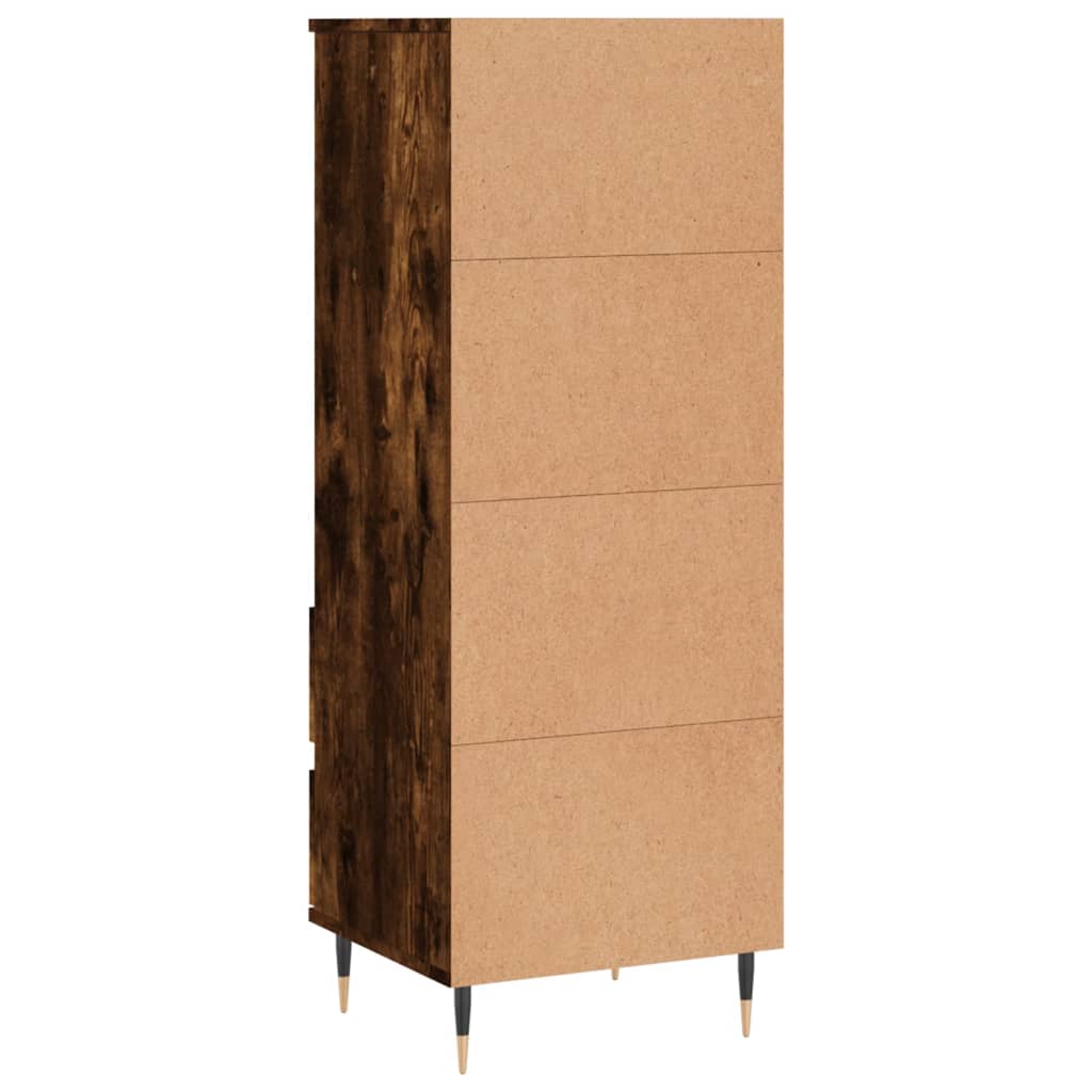 Highboard røkt eik 40x36x110 cm konstruert tre