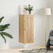 Veggmontert skap sonoma eik 34,5x34x90 cm konstruert tre