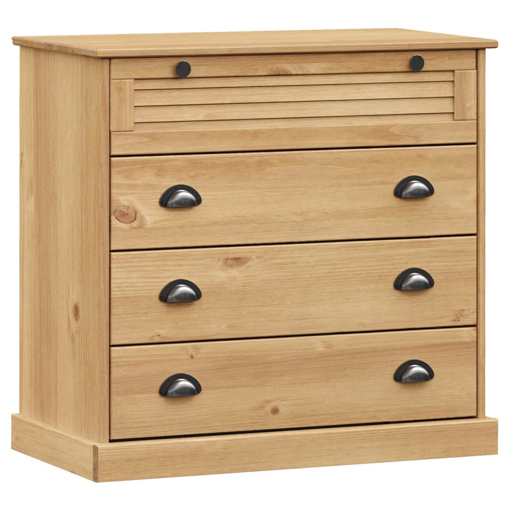 Highboard VIGO 80x40x176 cm heltre furu vidaXL