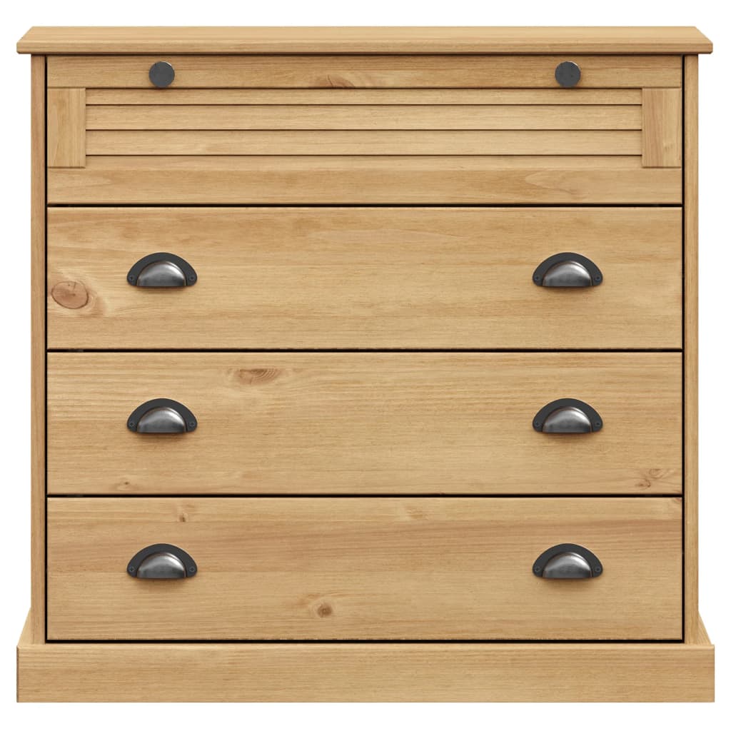 Highboard VIGO 80x40x176 cm heltre furu vidaXL