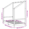 Barnesengeramme 80x160 cm heltre furu