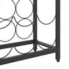 Vinstativ for 27 flasker svart 34x18x100 cm smijern