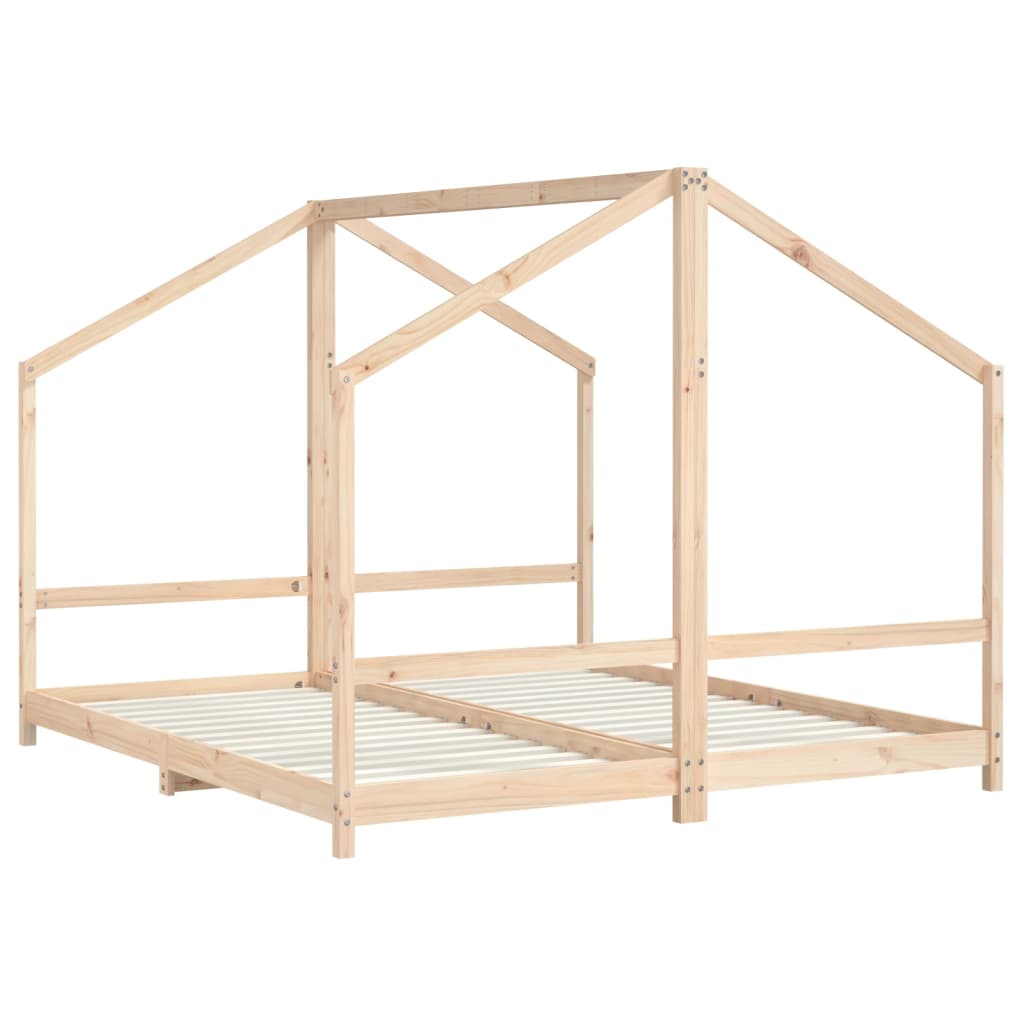Barnesengeramme 2x(90x200) cm heltre furu