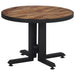 Barbord rundt Ø55x40 cm gjenvunnet heltre teak