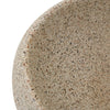 Benkeservant sand oval 59x40x15 cm keramikk