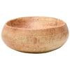 Benkeservant brun oval 59x40x15 cm keramikk