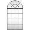 Veggspeil svart 60x110 cm buet jern