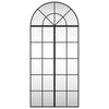 Veggspeil svart 60x130 cm buet jern