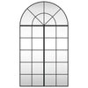 Veggspeil svart 80x140 cm buet jern
