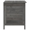 Putekasse antrasitt 50x49x56,5 cm heltre gran
