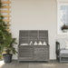 Putekasse antrasitt 99x49,5x58,5 cm heltre gran vidaXL