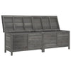 Putekasse antrasitt 198,5x50x56,5 cm heltre gran