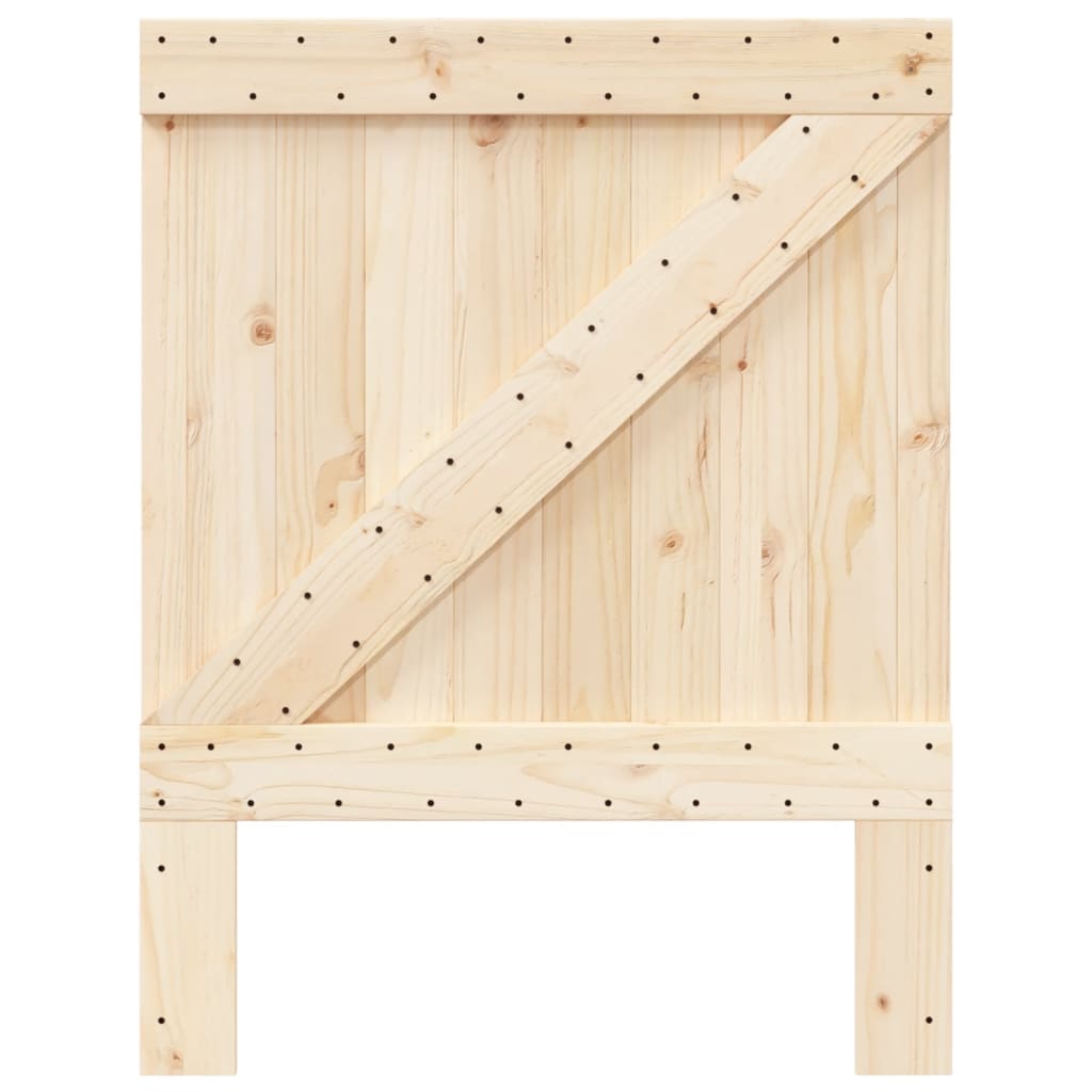 Sengegavl 80x104 cm heltre furu