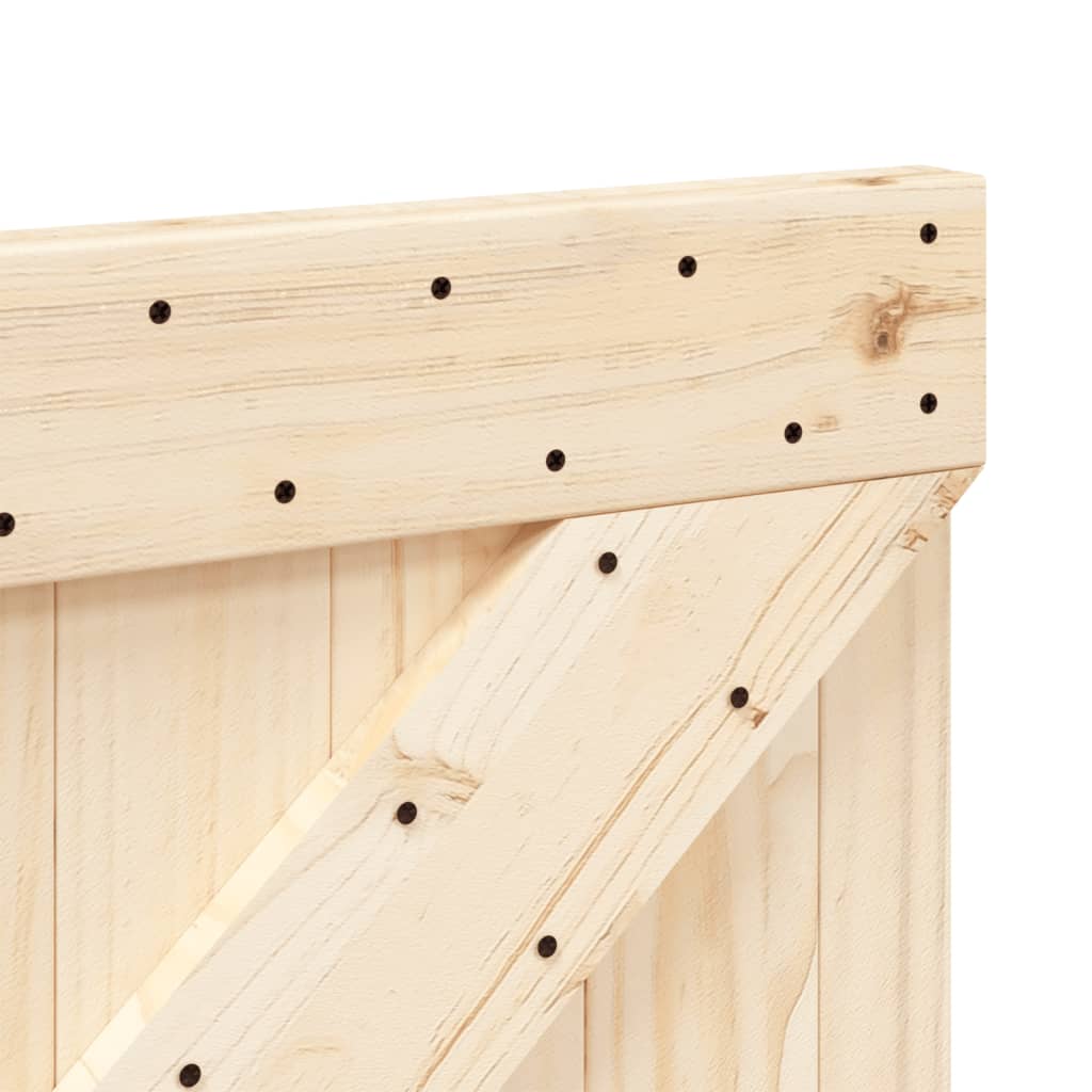 Sengegavl 80x104 cm heltre furu