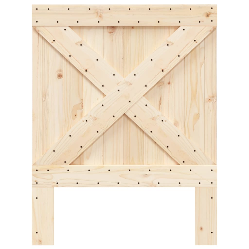 Sengegavl 80x104 cm heltre furu