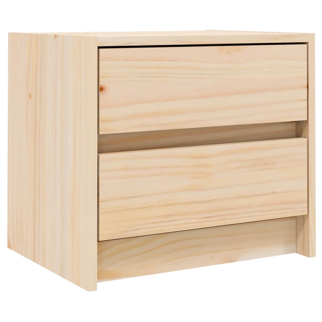 Nattbord 2 stk 40x31x35,5 cm heltre furu