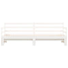 Uttrekkbar dagseng hvit 90x200 cm heltre furu