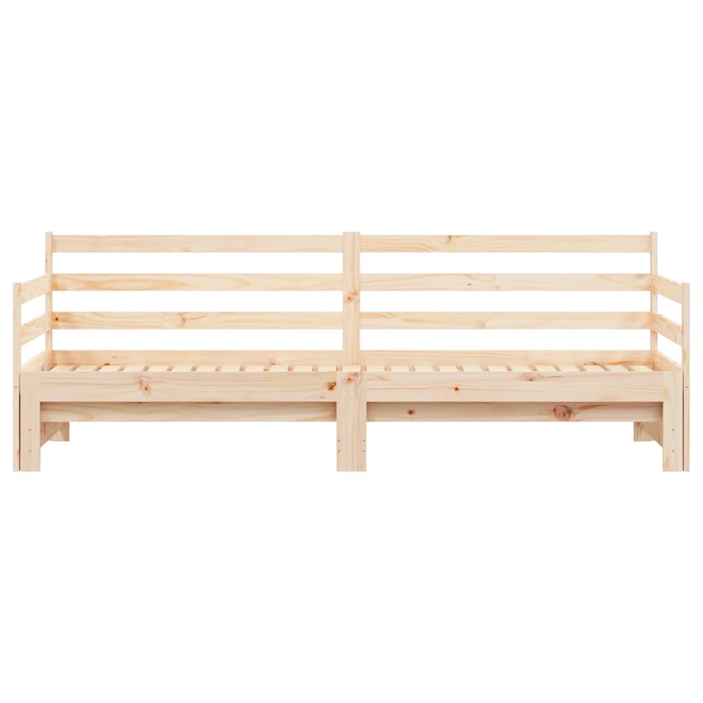 Uttrekkbar dagseng 80x200 cm heltre furu