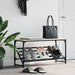 Skohylle sonoma eik 90x30x45 cm konstruert tre
