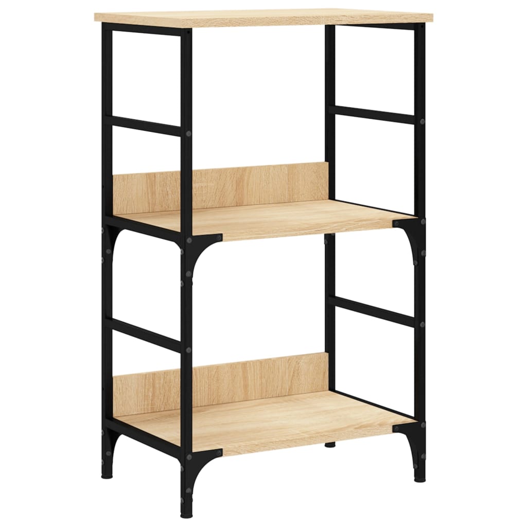 Bokhylle sonoma eik 50x33x82 cm konstruert tre