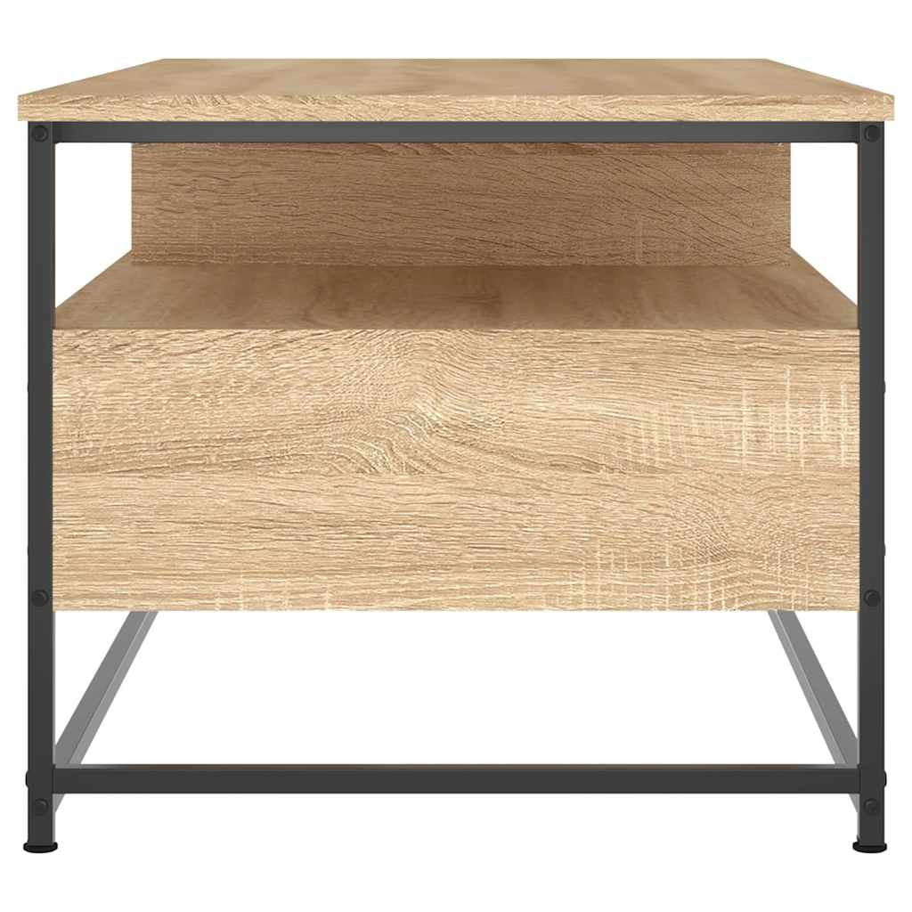 Salongbord sonoma eik 100x51x45 cm konstruert tre
