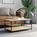 Salongbord sonoma eik 90x49x40 cm konstruert tre