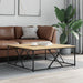 Salongbord sonoma eik 100x100x40 cm konstruert tre