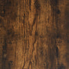 Vegghyller med stenger 2 stk røkt eik 60x16x14 cm