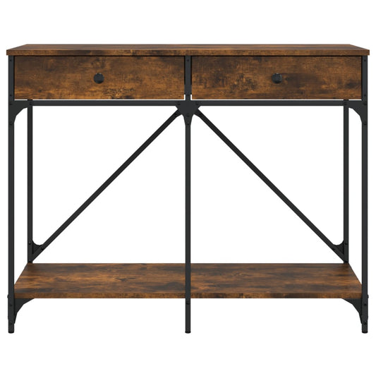 Konsollbord røkt eik 100x39x78,5 cm konstruert tre
